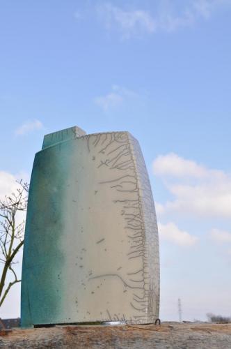 Dose, Raku, glasiert und gebrannt im Workshop bei Martin Mindermann